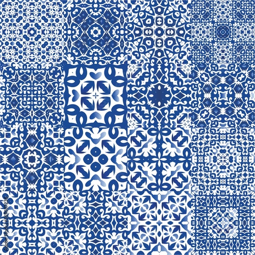 Ceramic tiles azulejo portugal.