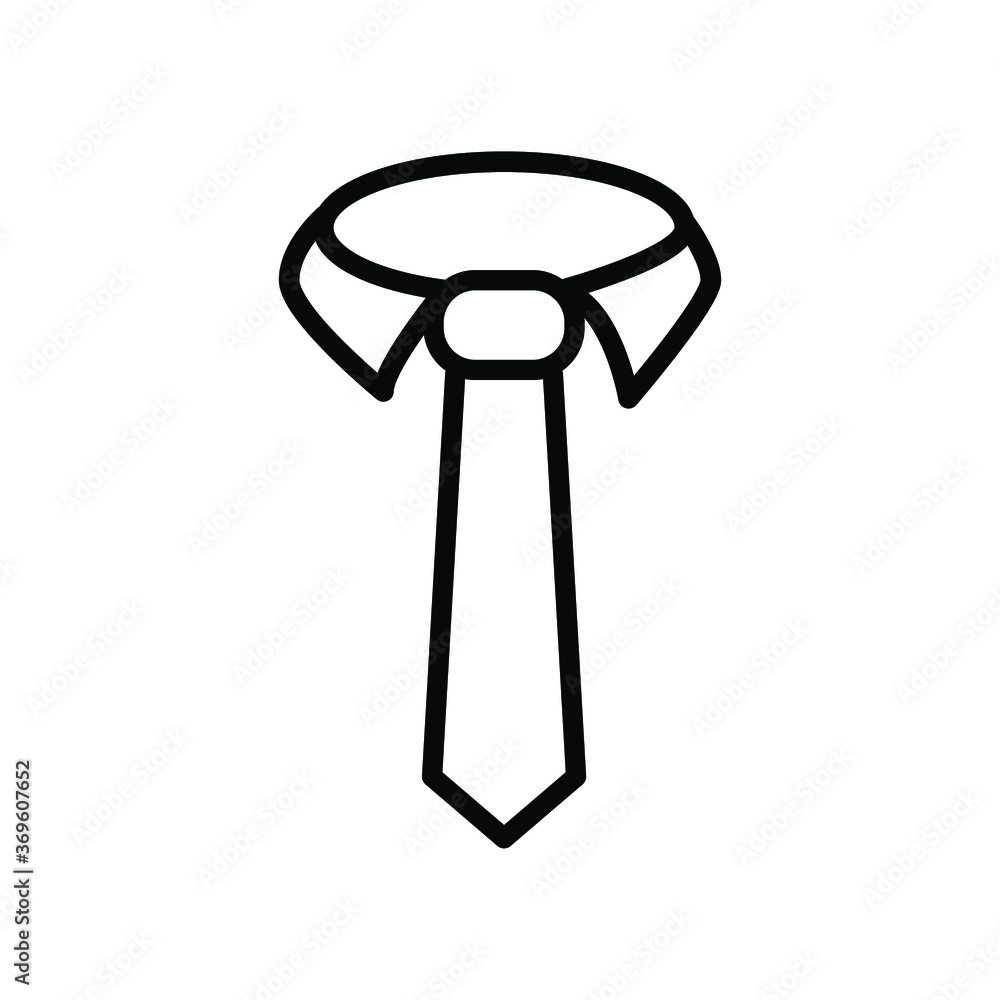 Tie icon template Tie icon template