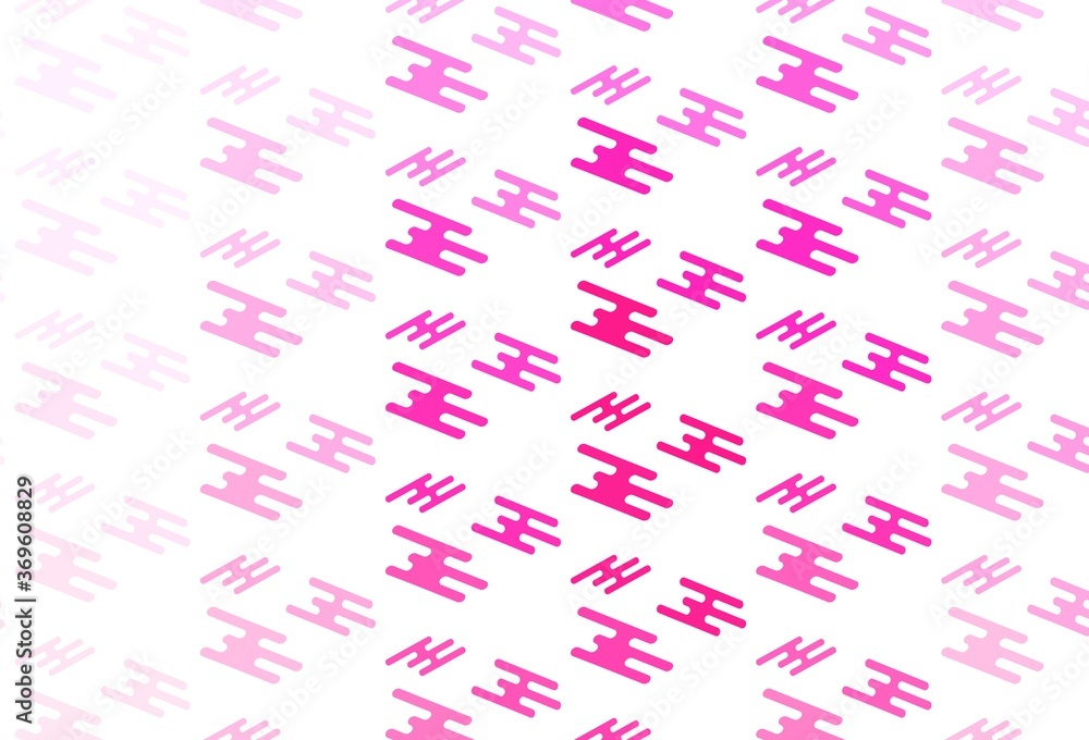 Light Pink vector template with repeated sticks. Light Pink vector template with repeated sticks.