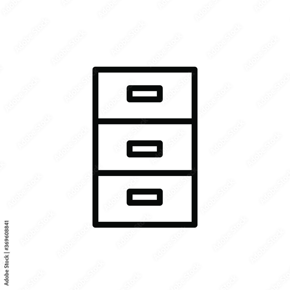 File cabinet icon template File cabinet icon template