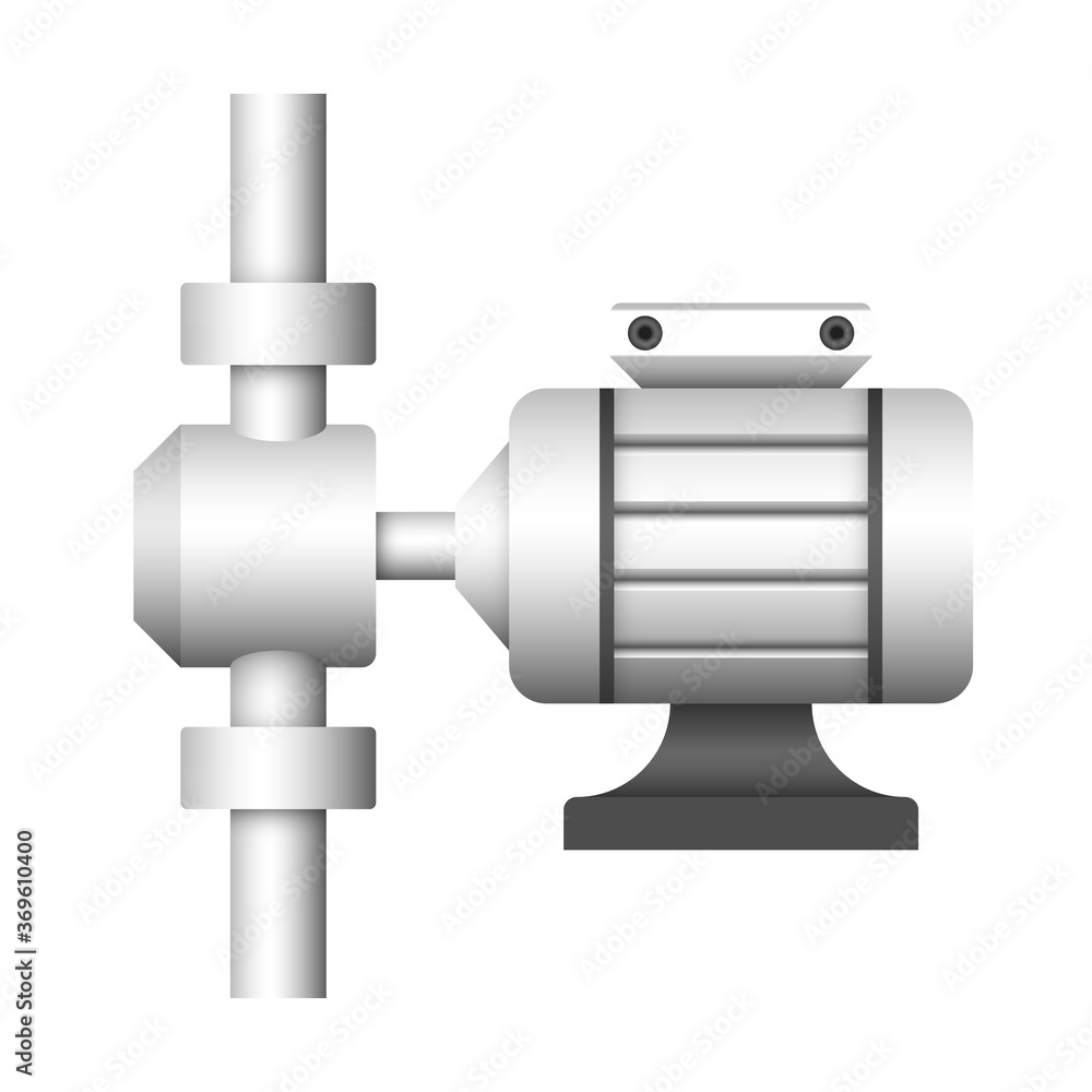 Water pump vector icon design. Water pump vector icon design.