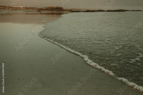 agua de la playa 