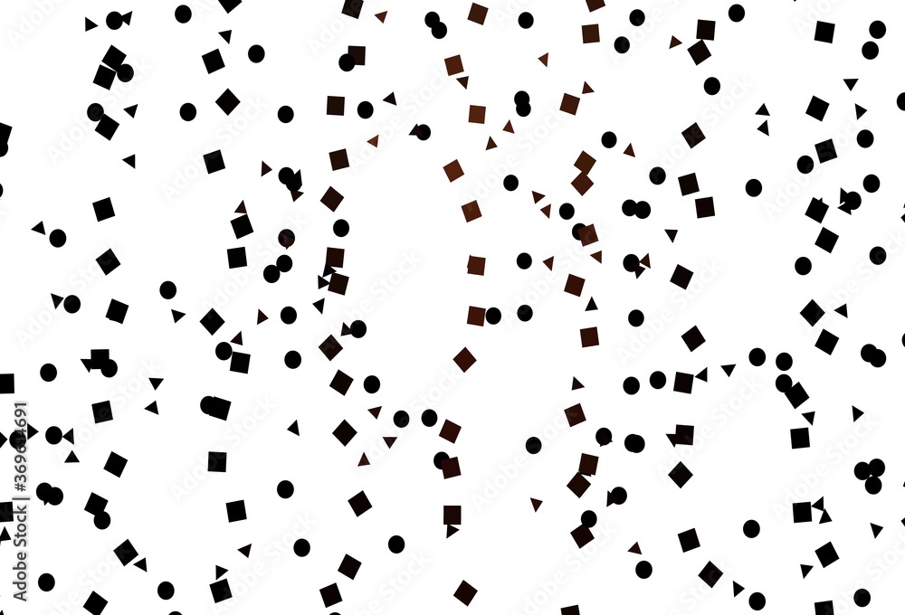 Light Red vector background with triangles, circles, cubes. Light Red vector background with triangles, circles, cubes.