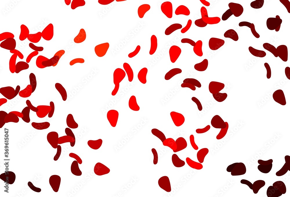 Light Red vector background with abstract forms. Light Red vector background with abstract forms.