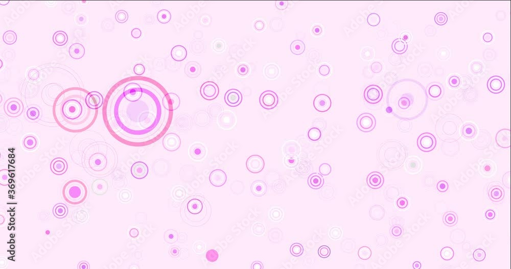 4K looping light pink, red animation with spheres. Abstract illustration with colored bubbles in nature style. Film business advertising. 4096 x 2160, 30 fps. 4K looping light pink, red animation with spheres. Abstract illustration with colored bubbles in nature style. Film business advertising. 4096 x 2160, 30 fps.