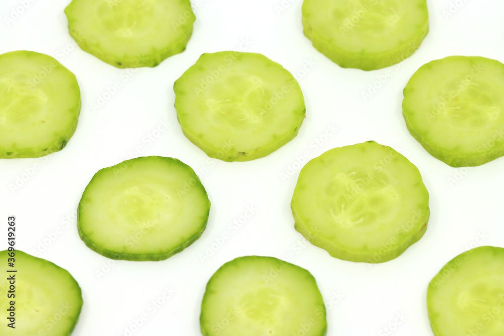 cucumber on white background cucumber on white background