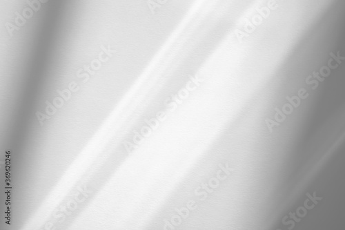 Overlay effect for photo and mockups. Organic drop diagonal shadow and rays of light from window on a white wall. shadows for natural light effects photo
