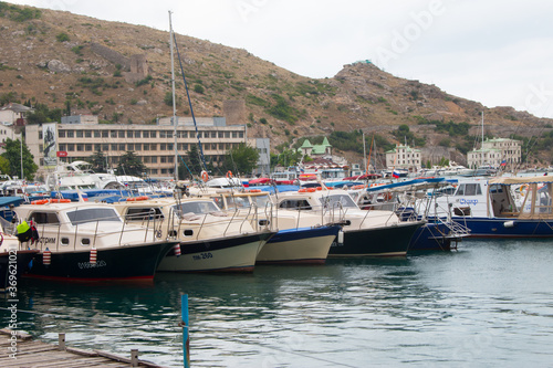 Balaklava Bay embankment. Republic of Crimea photo