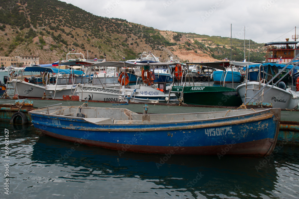 Balaklava Bay embankment. Republic of Crimea Balaklava Bay embankment. Republic of Crimea