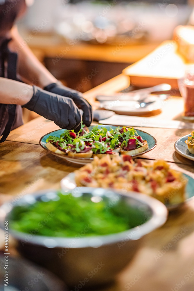 catering service in the restaurant catering service in the restaurant
