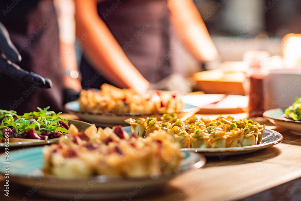 catering service in the restaurant catering service in the restaurant