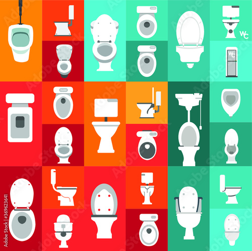 Wc, Toilet icons