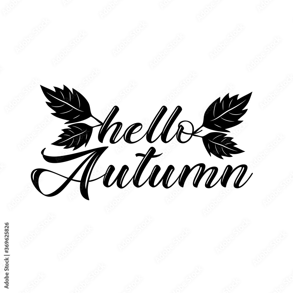 Hello Autumn calligraphy with leaves.
Good for greeting card, poster, banner, decoration design. Hello Autumn calligraphy with leaves.
Good for greeting card, poster, banner, decoration design.