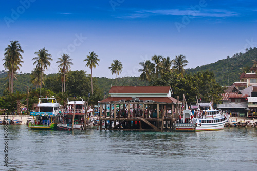,Harbor of Ko Phi Phi Don Island, Krabi Province, Thailand, Asia