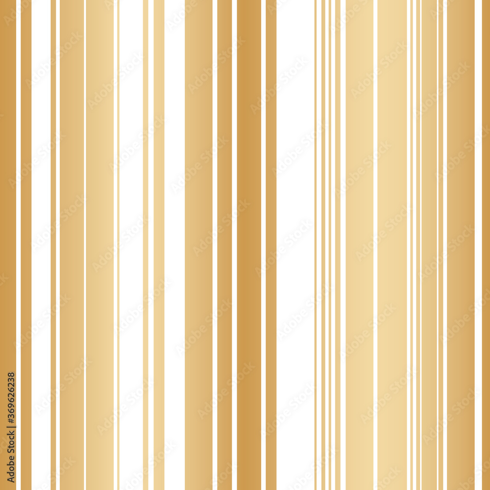 Obraz premium Vector geometric golden vertical lines seamless pattern background on white surface