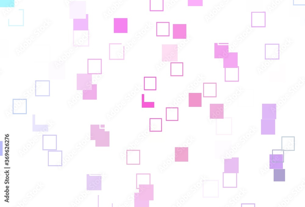 Light Pink, Blue vector backdrop with lines, rectangles. Light Pink, Blue vector backdrop with lines, rectangles.