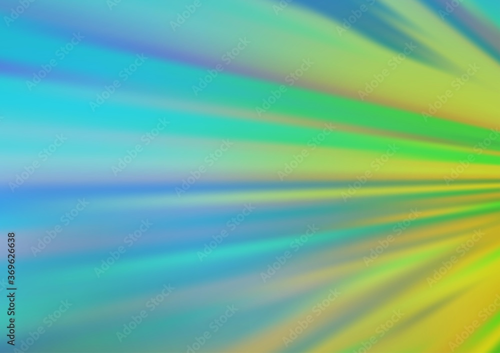 Obraz premium Light Blue, Green vector blur pattern. Colorful illustration in blurry style with gradient. The best blurred design for your business.