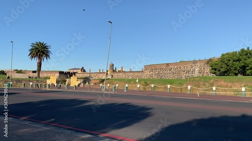 Castle Of Good Hope front entrance with the two bastions in view which is the oldest colonial building existing in South Africa and is occupied by the South African Army photo