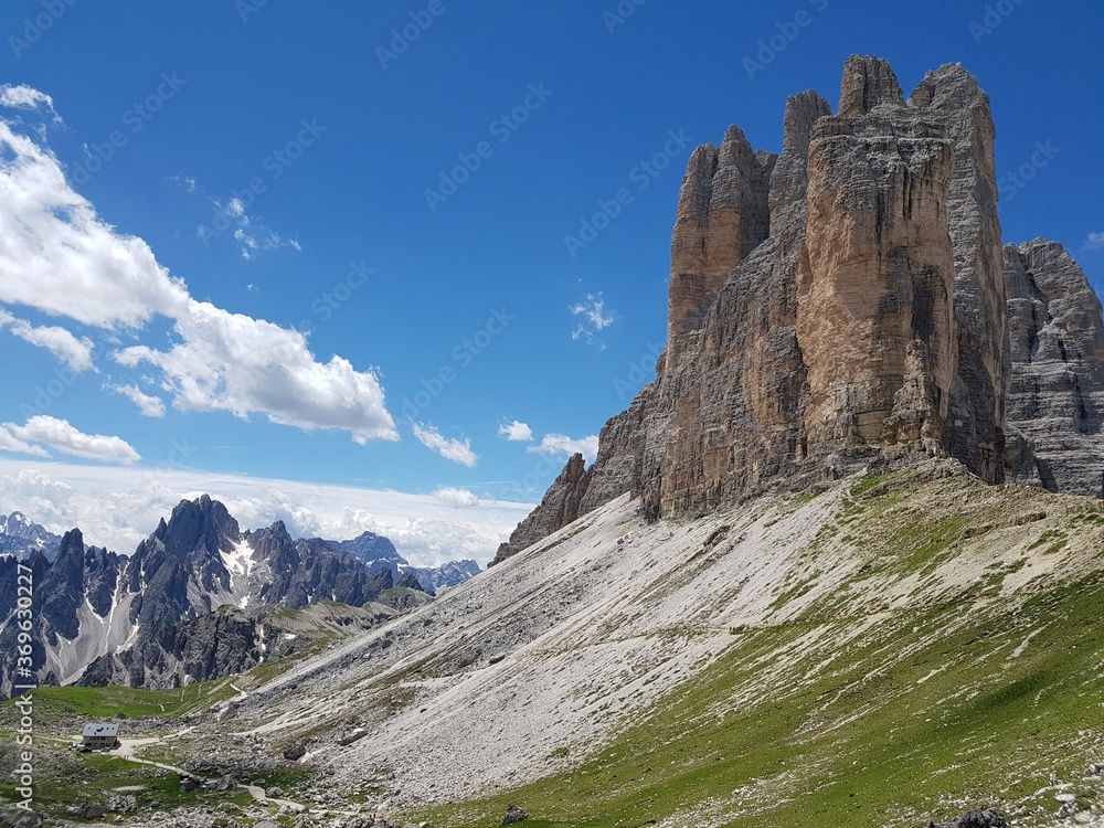 Gebirge Drei Zinnen Italien 