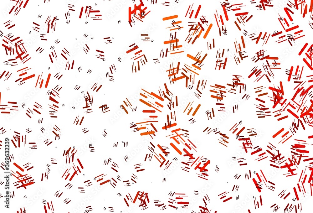 Light Orange vector backdrop with long lines. Light Orange vector backdrop with long lines.