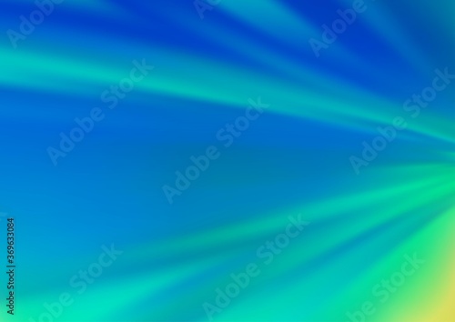 Light Blue, Green vector blurred bright pattern. A completely new color illustration in a bokeh style. The best blurred design for your business.