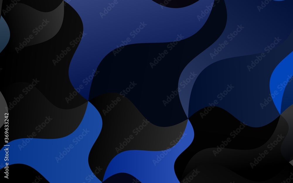 Dark BLUE vector background with bubble shapes. A sample with blurred bubble shapes. Pattern for your business design. Dark BLUE vector background with bubble shapes. A sample with blurred bubble shapes. Pattern for your business design.