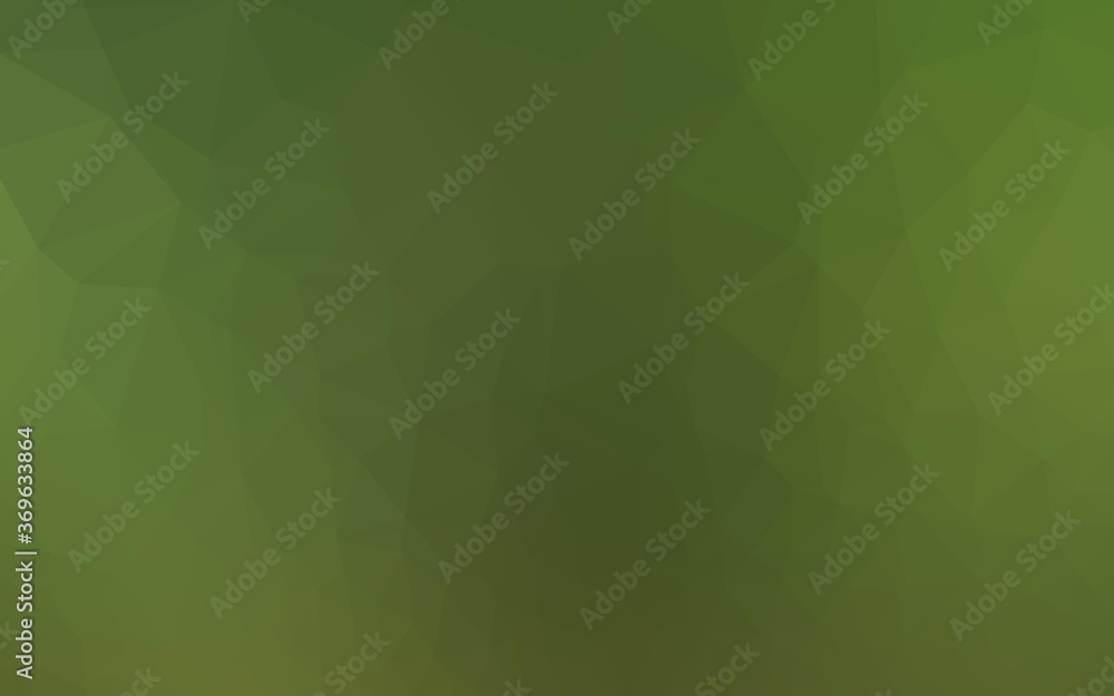 Fototapeta premium Light Green vector shining triangular background. A completely new color illustration in a vague style. Brand new design for your business.
