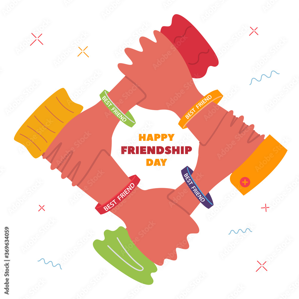 Friendship Hands With Bands
