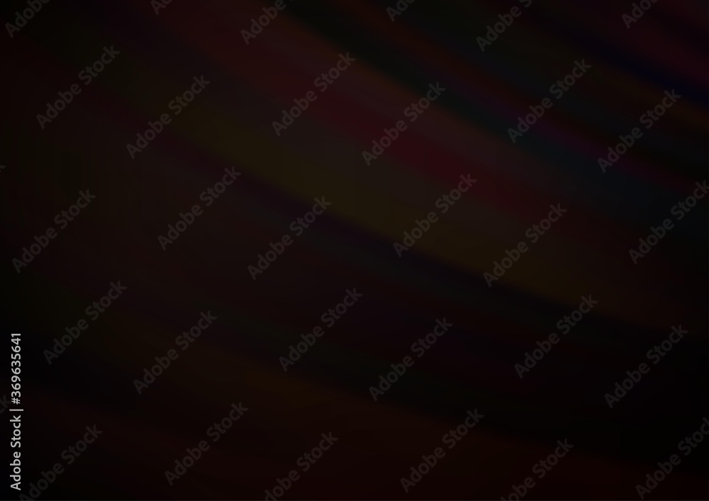 Fototapeta premium Dark Black vector pattern with narrow lines. Lines on blurred abstract background with gradient. Pattern for business booklets, leaflets.