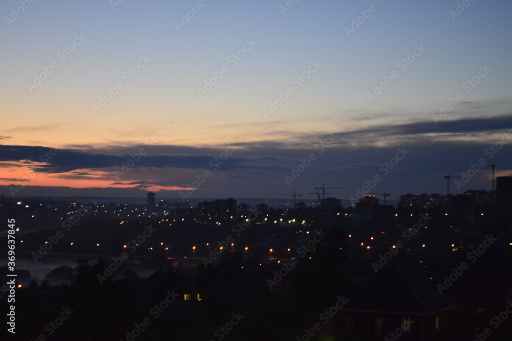 sky on city sky on city