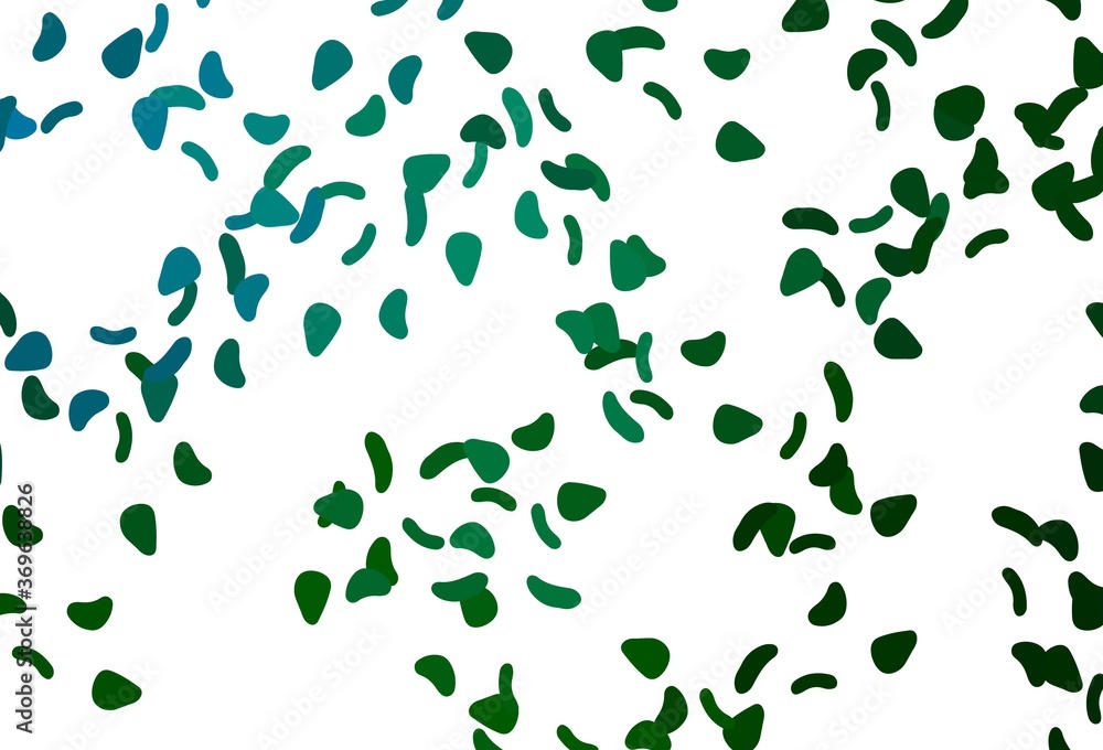 Light Blue, Green vector texture with random forms.