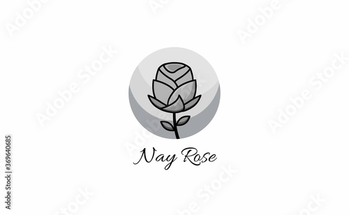 Rose Logos For Spas, Boutiques, Salons, And Botanical Logos. Design Inspiration With The Concept Of a Rose