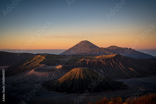 Bromo volcano in the morning, sunrise, Java, Indonesia