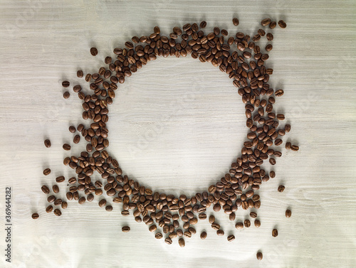 Circular coffee frame