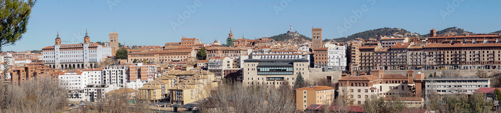 panoramic view of the city of Teruel 
