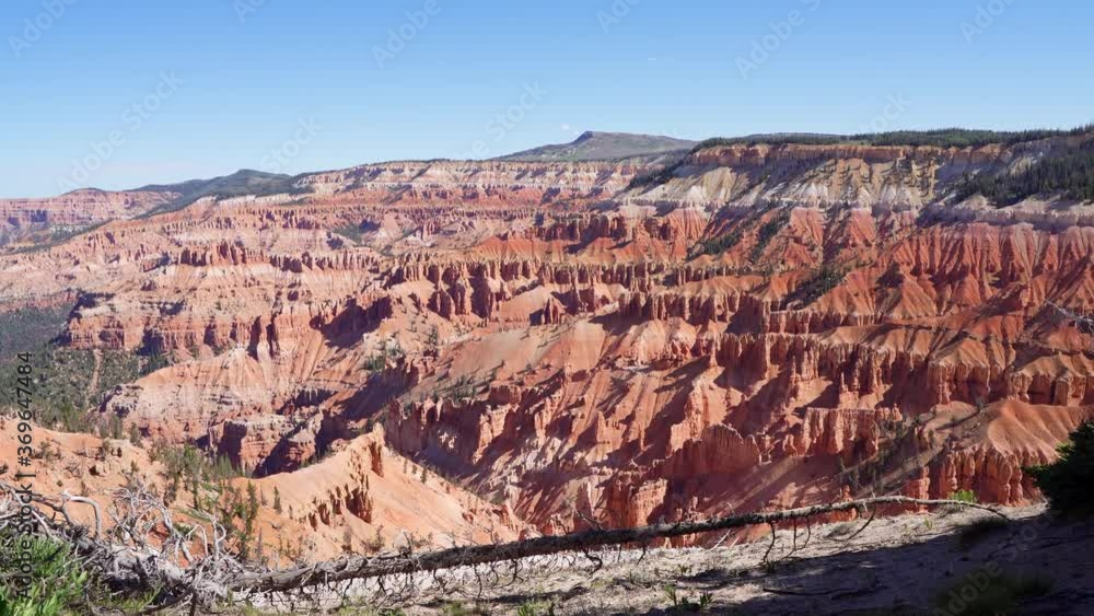 Beautiful landscape saw from Point Supreme Overlook of Cedar Breaks National Monument Beautiful landscape saw from Point Supreme Overlook of Cedar Breaks National Monument