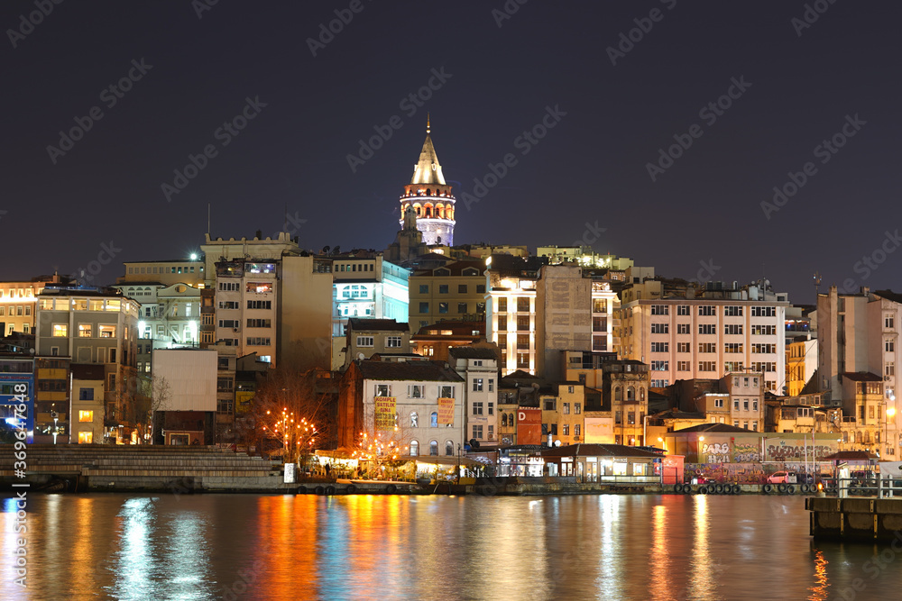 Galata Tower and goldenhorn view İstanbul