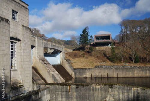 Hydro Electric Dam, River Tummel, Pitlochry, Perthshire, Scotland
