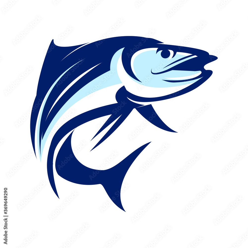 Fishing logo. Fish Logo Wild Fish Logo Fly Fishing Logo Fishing