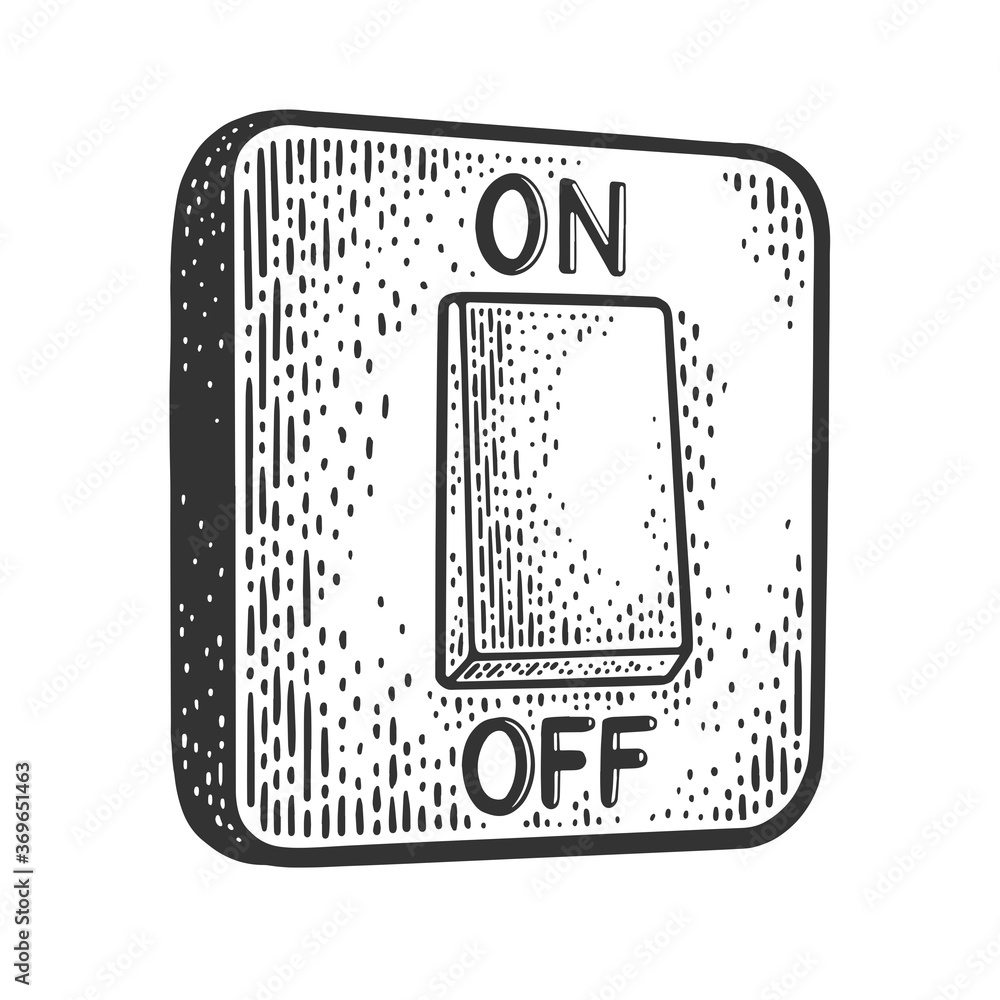 Light Switch Doodle Icon Hand Drawn Sketch in Vector Stock Vector   Illustration of power line 164198797