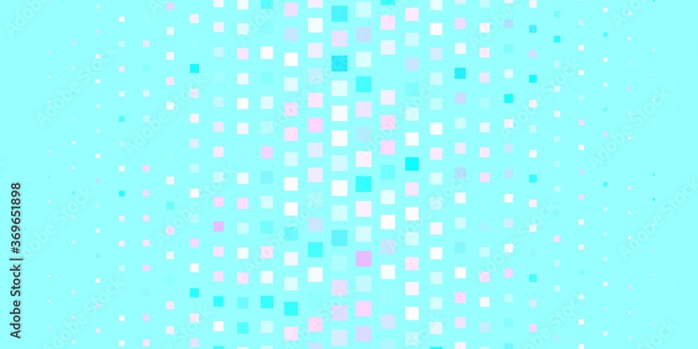 Light Pink, Blue vector layout with lines, rectangles. Abstract gradient illustration with rectangles. Template for cellphones.