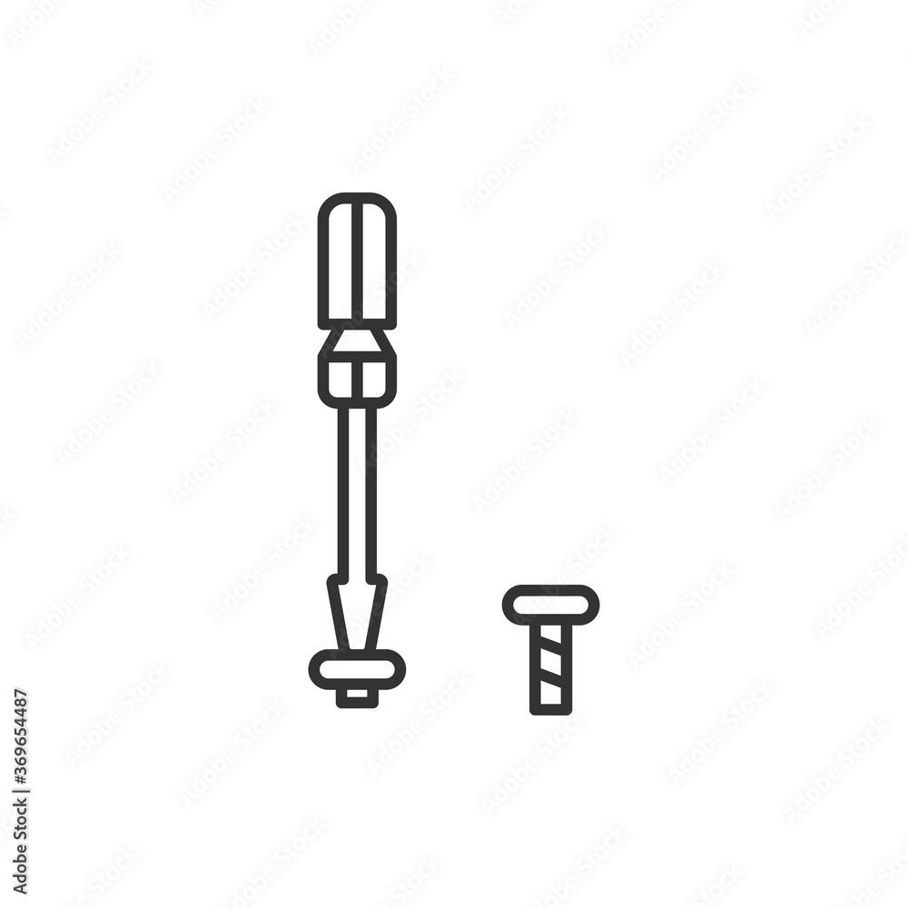 Unscrew Modern Simple Outline Vector Icon