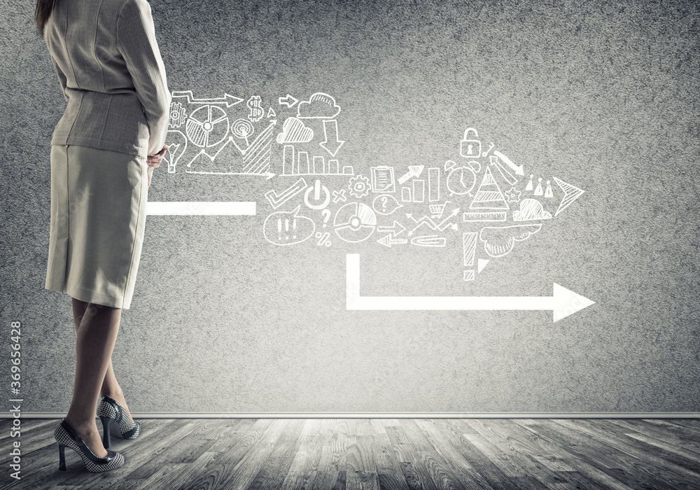 Business growth and progress concept Business growth and progress concept