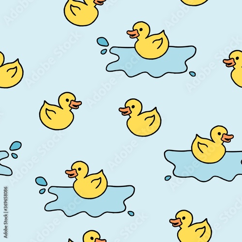 Yellow duck texture