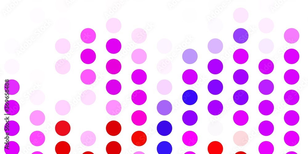 Light blue, red vector layout with circle shapes.
