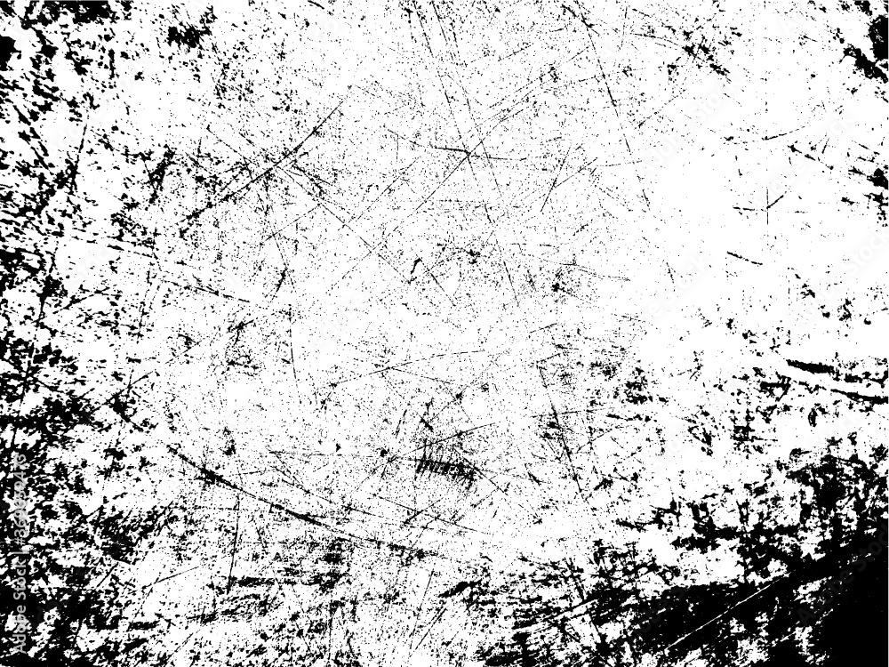 Fototapeta premium Grunge Black and White Distress Texture .Wall Background .Vector Illustration