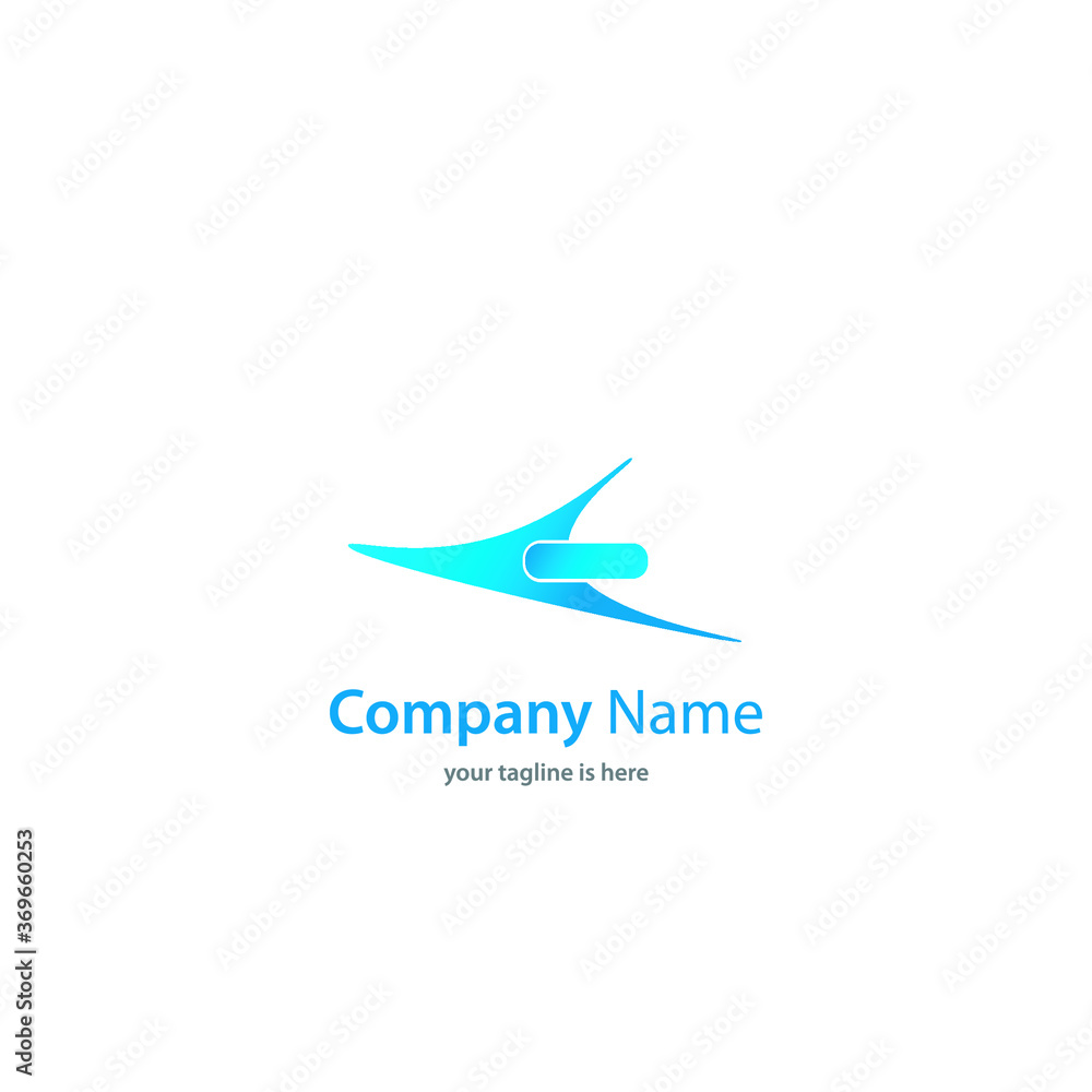 simple modern elegant logo of company