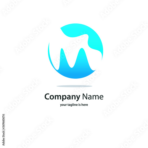 simple modern elegant logo of company