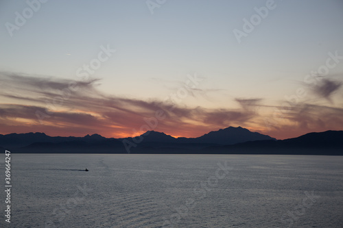 Sunset over Loreto, Baja California Sur, Mexico