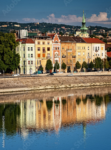 Nice houses along river Dan...